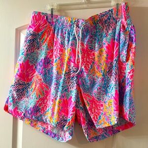 Lilly Pulitzer “Splashdance” Men’s Swim Trunks